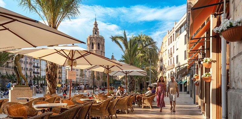 Terrazze in Estate a Valencia